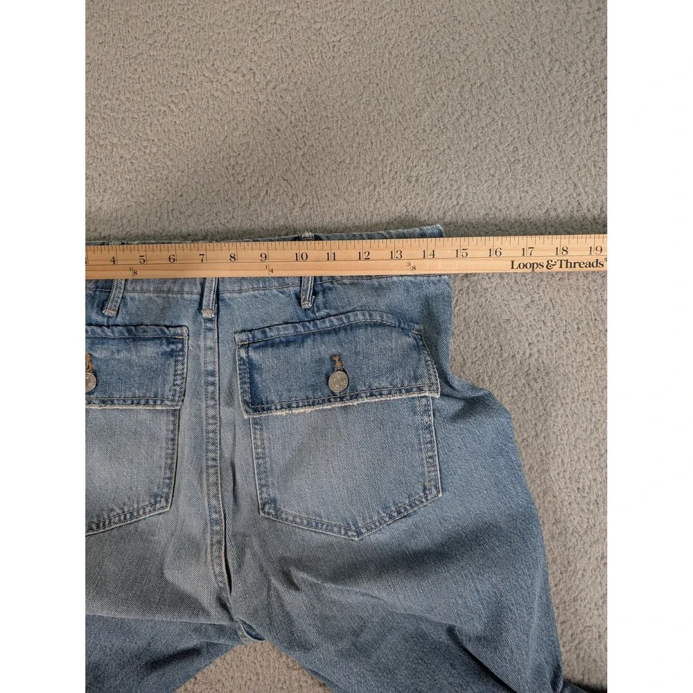 Vintage Bobos 80805 Jeans Mens 33x29 Blue Straight Leg Button‎ Fly Workwear 90s